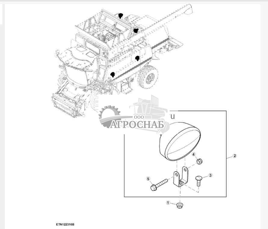 Лампы подъемных дверец и лампы для техобслуживания двигателя 